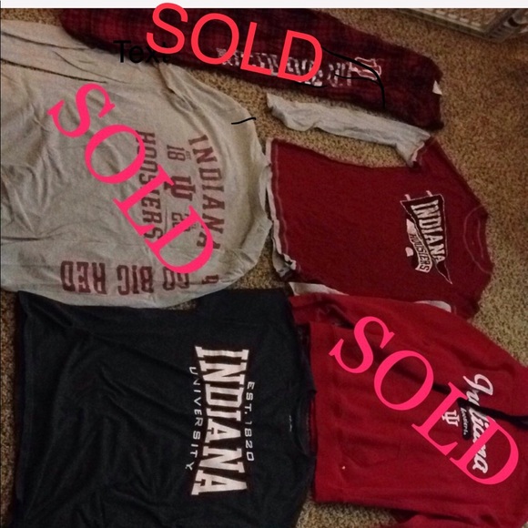 Indiana University 10 item Lot: size M. - Picture 2 of 3